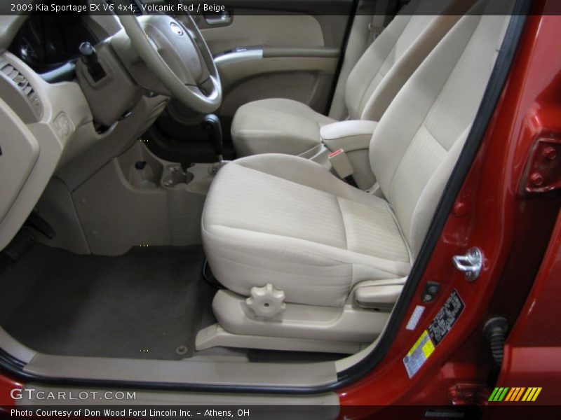 Volcanic Red / Beige 2009 Kia Sportage EX V6 4x4