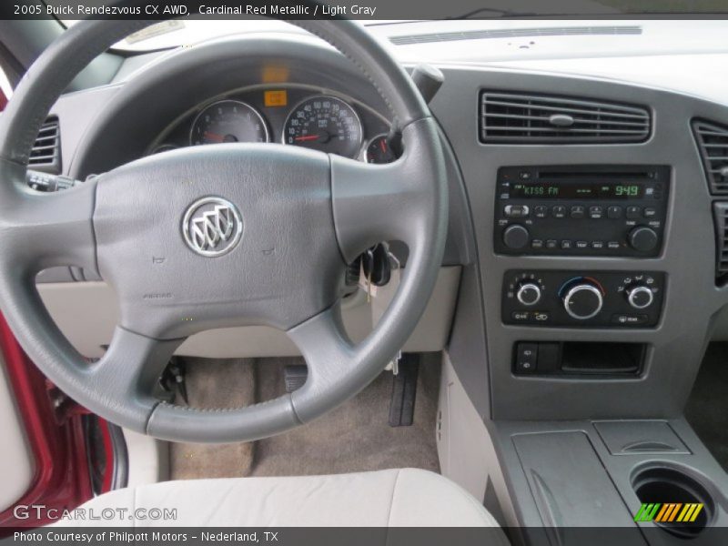 Cardinal Red Metallic / Light Gray 2005 Buick Rendezvous CX AWD