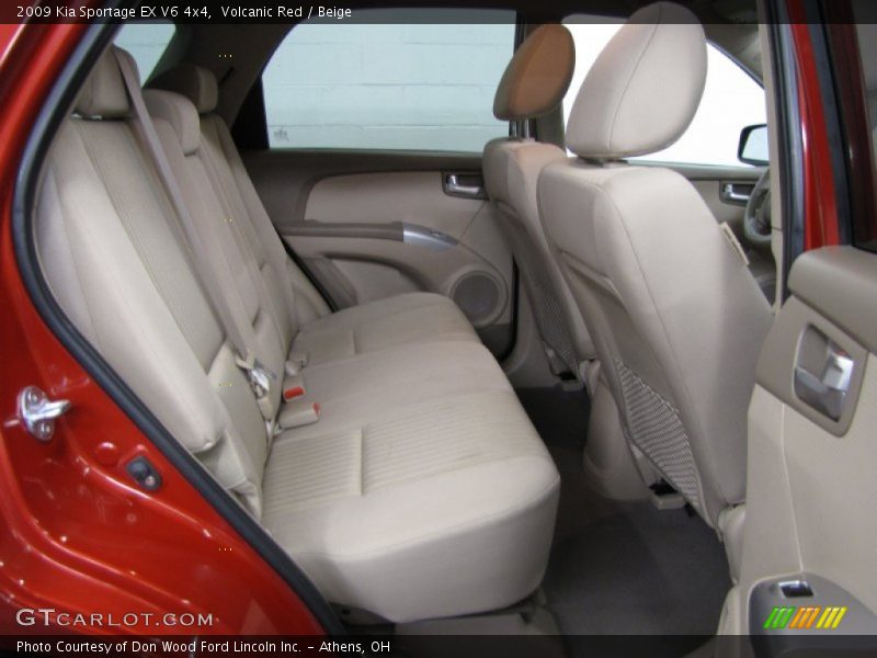 Volcanic Red / Beige 2009 Kia Sportage EX V6 4x4
