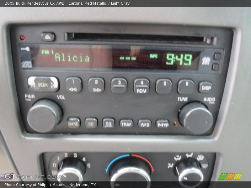 Cardinal Red Metallic / Light Gray 2005 Buick Rendezvous CX AWD
