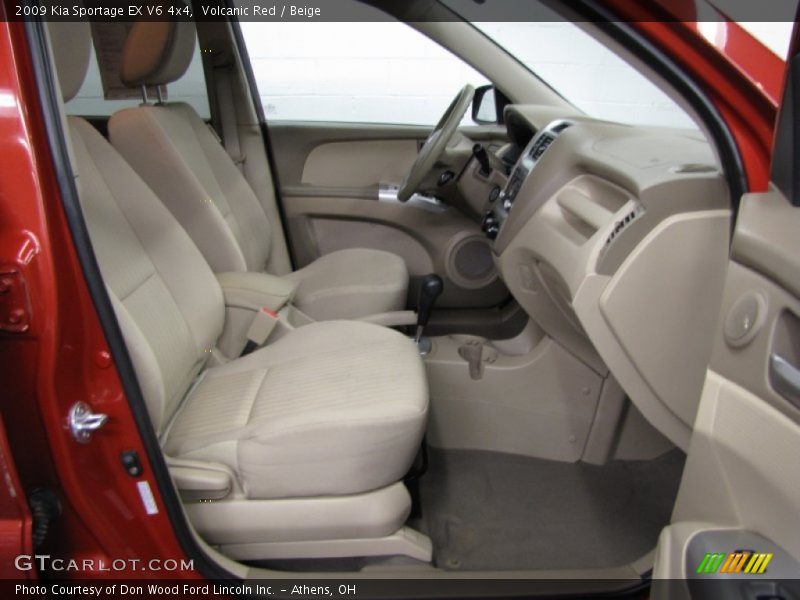 Volcanic Red / Beige 2009 Kia Sportage EX V6 4x4