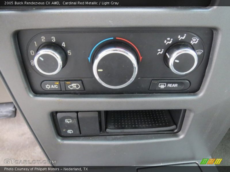 Cardinal Red Metallic / Light Gray 2005 Buick Rendezvous CX AWD