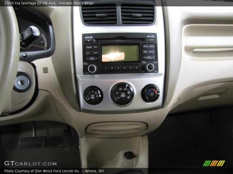 Volcanic Red / Beige 2009 Kia Sportage EX V6 4x4