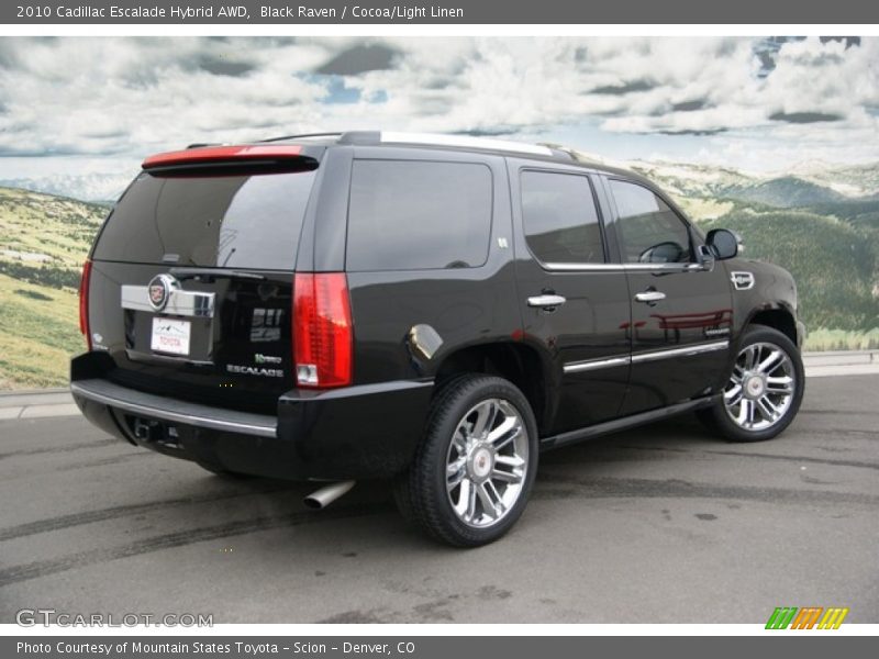 Black Raven / Cocoa/Light Linen 2010 Cadillac Escalade Hybrid AWD