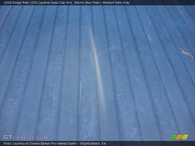 Electric Blue Pearl / Medium Slate Gray 2008 Dodge Ram 1500 Laramie Quad Cab 4x4