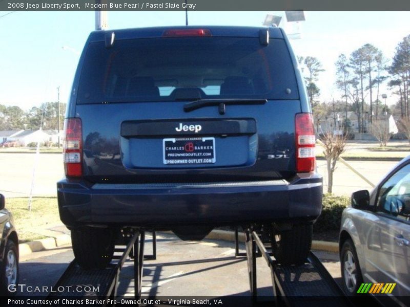 Modern Blue Pearl / Pastel Slate Gray 2008 Jeep Liberty Sport