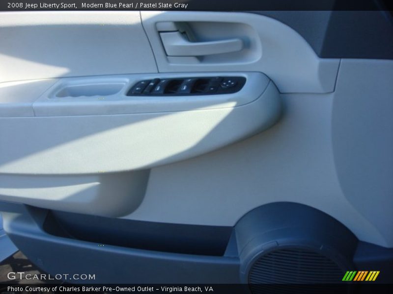 Modern Blue Pearl / Pastel Slate Gray 2008 Jeep Liberty Sport