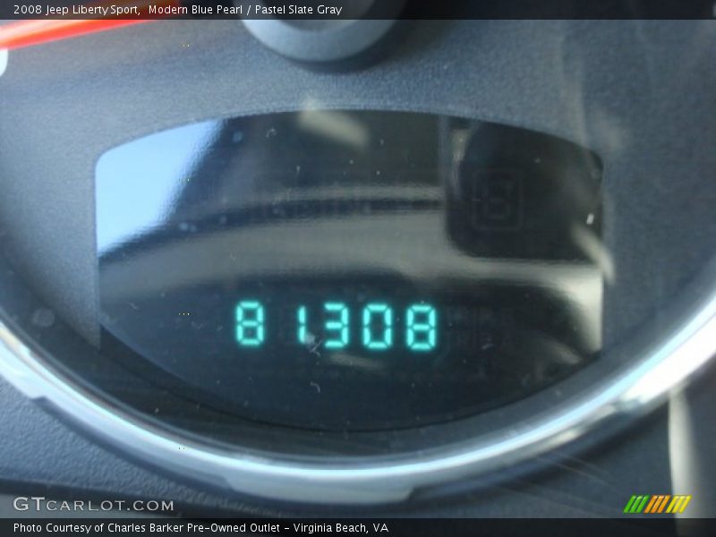 Modern Blue Pearl / Pastel Slate Gray 2008 Jeep Liberty Sport