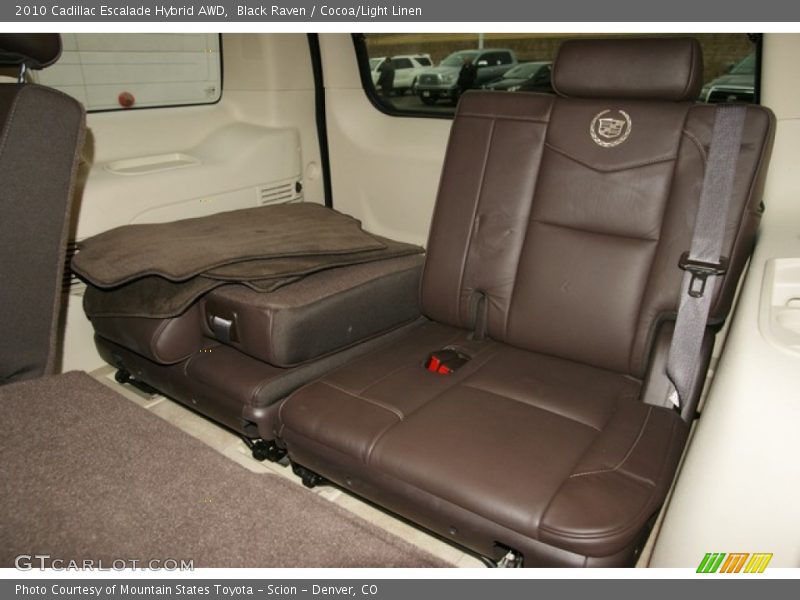 Rear Seat of 2010 Escalade Hybrid AWD