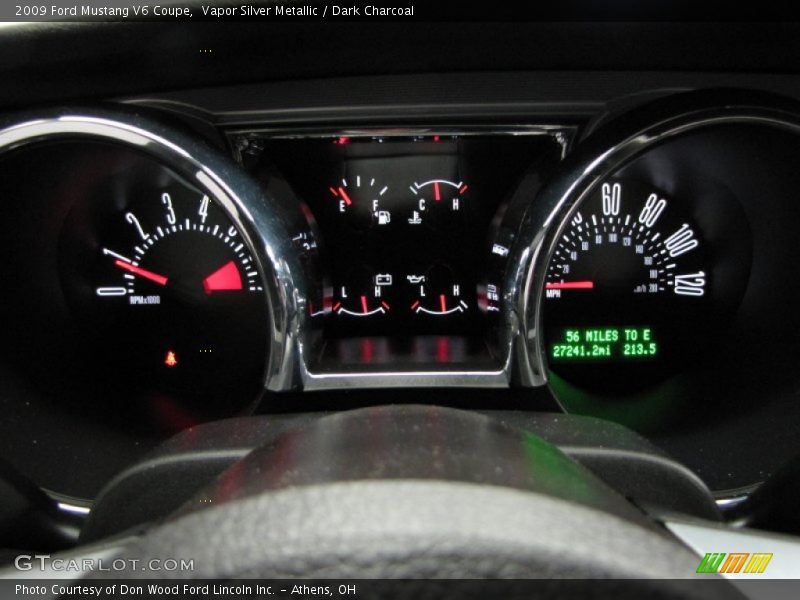 Vapor Silver Metallic / Dark Charcoal 2009 Ford Mustang V6 Coupe