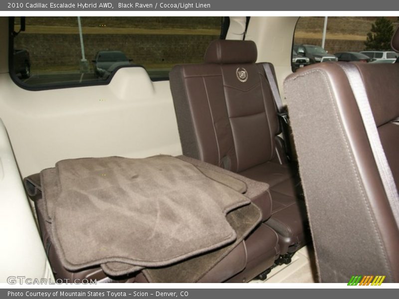 Black Raven / Cocoa/Light Linen 2010 Cadillac Escalade Hybrid AWD