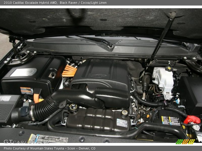 2010 Escalade Hybrid AWD Engine - 6.0 Liter h OHV 16-Valve VVT Flex-Fuel V8 Gasoline/Electric Hybrid