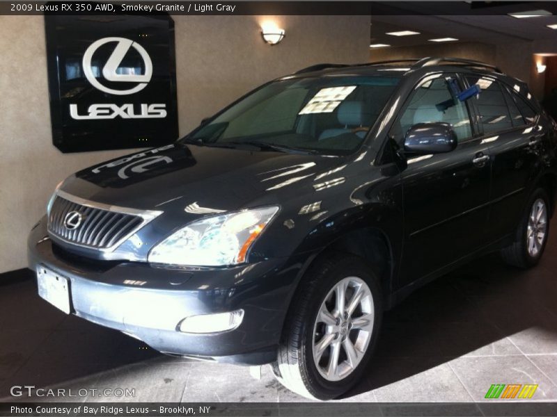 Smokey Granite / Light Gray 2009 Lexus RX 350 AWD