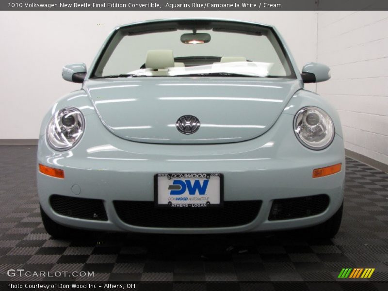 Aquarius Blue/Campanella White / Cream 2010 Volkswagen New Beetle Final Edition Convertible