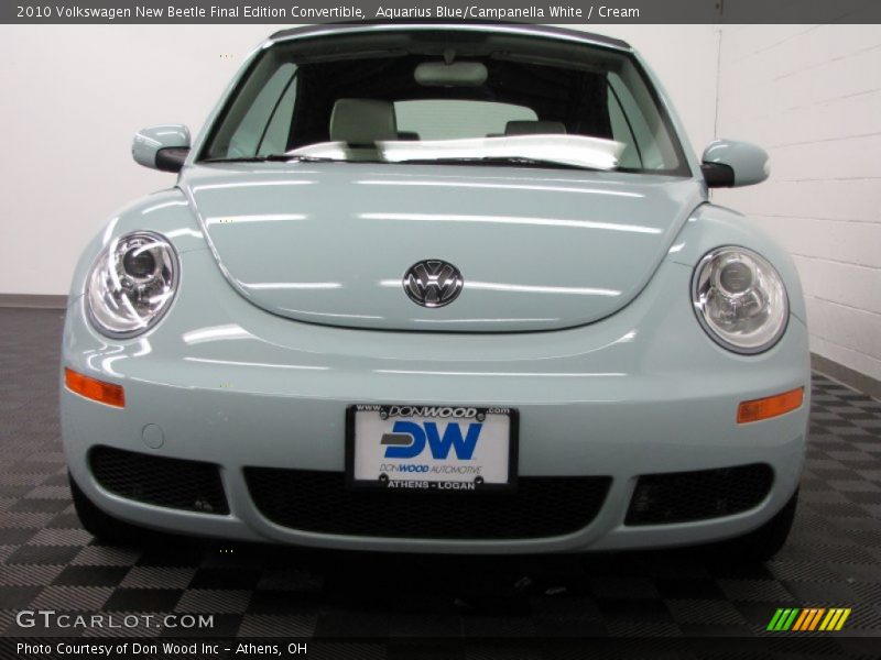 Aquarius Blue/Campanella White / Cream 2010 Volkswagen New Beetle Final Edition Convertible