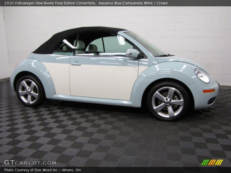Aquarius Blue/Campanella White / Cream 2010 Volkswagen New Beetle Final Edition Convertible