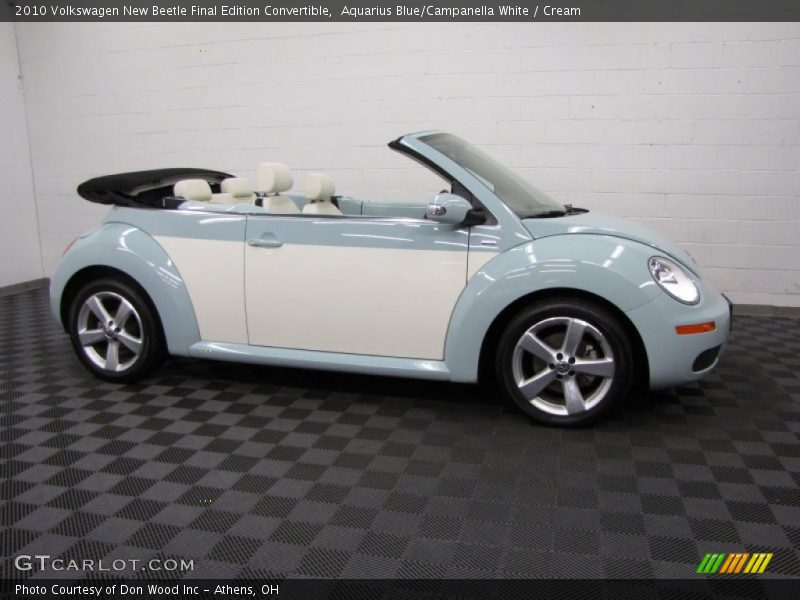 Aquarius Blue/Campanella White / Cream 2010 Volkswagen New Beetle Final Edition Convertible