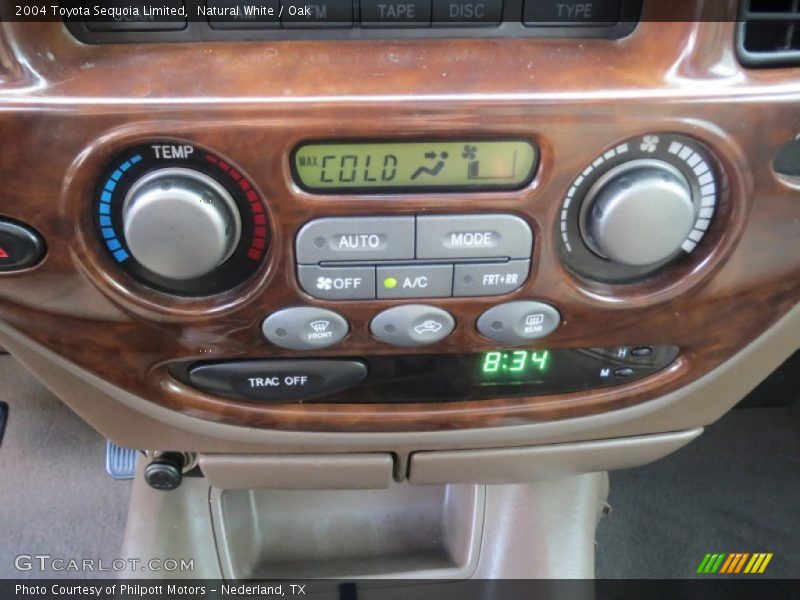 Controls of 2004 Sequoia Limited