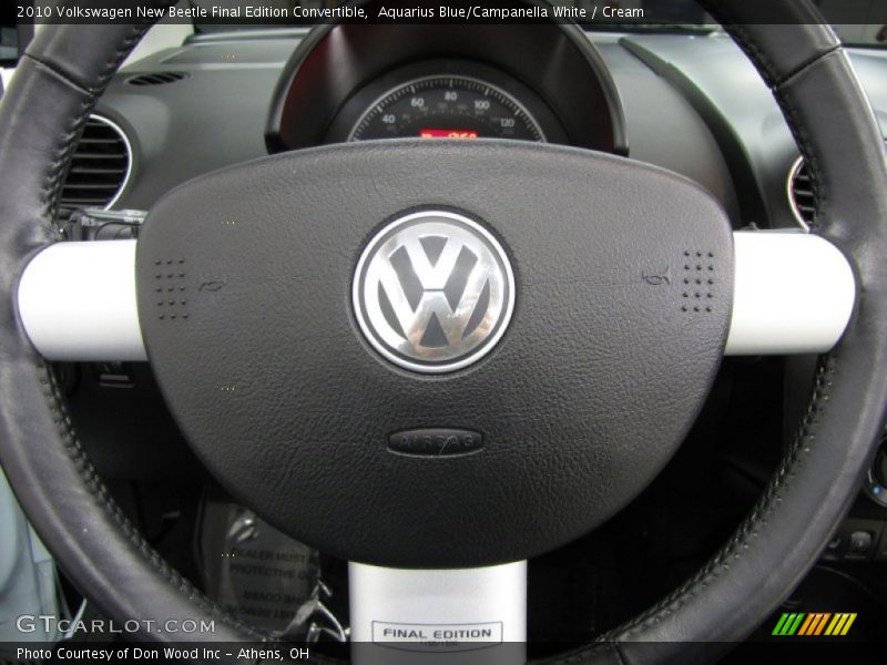 Aquarius Blue/Campanella White / Cream 2010 Volkswagen New Beetle Final Edition Convertible