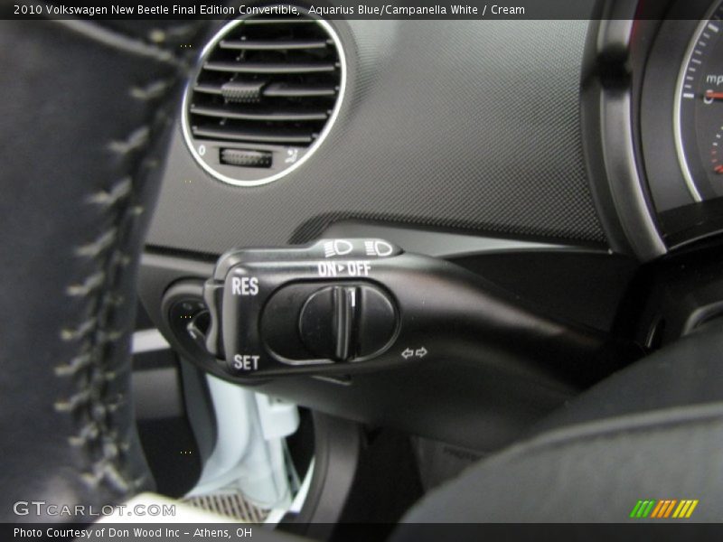 Aquarius Blue/Campanella White / Cream 2010 Volkswagen New Beetle Final Edition Convertible