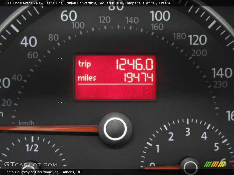 Aquarius Blue/Campanella White / Cream 2010 Volkswagen New Beetle Final Edition Convertible