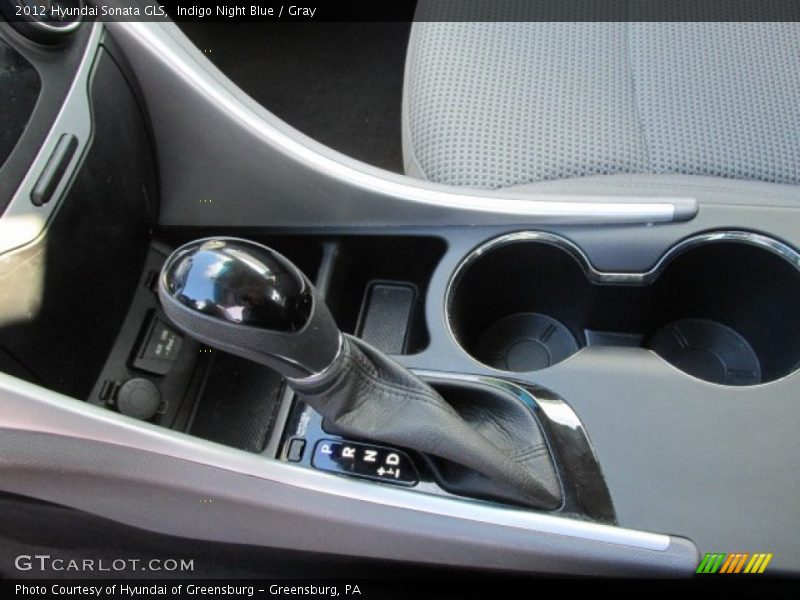 Indigo Night Blue / Gray 2012 Hyundai Sonata GLS