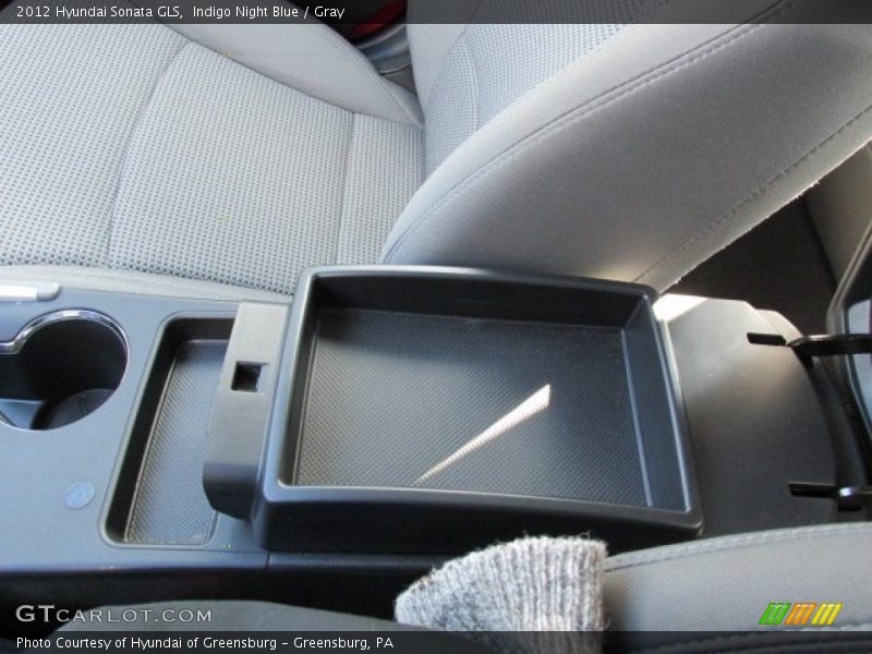 Indigo Night Blue / Gray 2012 Hyundai Sonata GLS