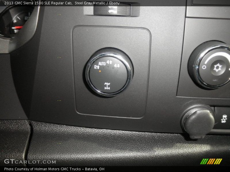Steel Gray Metallic / Ebony 2013 GMC Sierra 1500 SLE Regular Cab