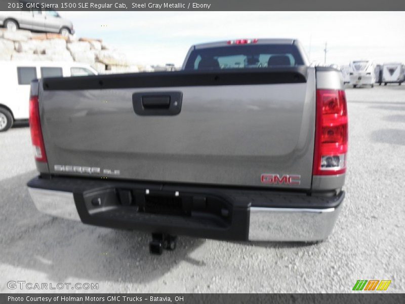 Steel Gray Metallic / Ebony 2013 GMC Sierra 1500 SLE Regular Cab