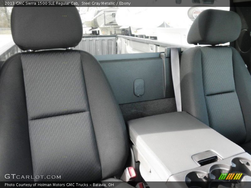 Steel Gray Metallic / Ebony 2013 GMC Sierra 1500 SLE Regular Cab