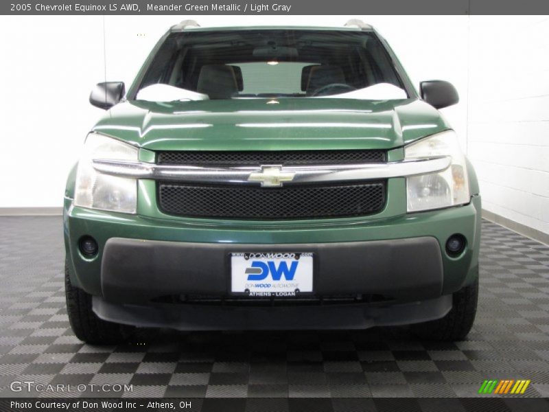 Meander Green Metallic / Light Gray 2005 Chevrolet Equinox LS AWD