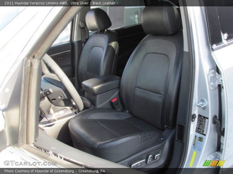 Ultra Silver / Black Leather 2011 Hyundai Veracruz Limited AWD
