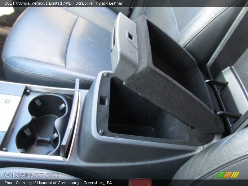 Ultra Silver / Black Leather 2011 Hyundai Veracruz Limited AWD