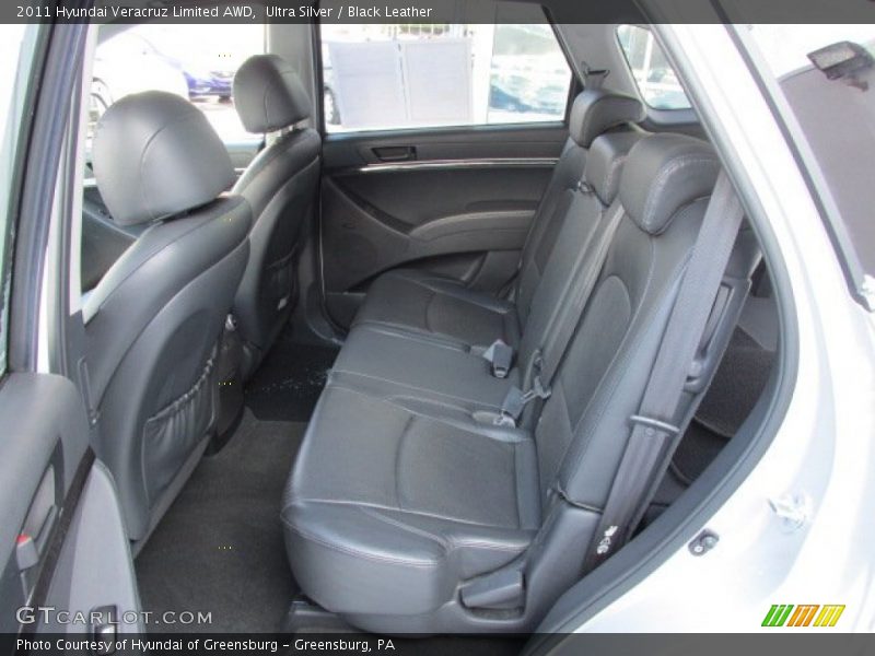 Ultra Silver / Black Leather 2011 Hyundai Veracruz Limited AWD