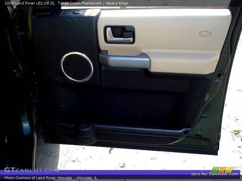 Tonga Green Pearlescent / Alpaca Beige 2008 Land Rover LR3 V8 SE