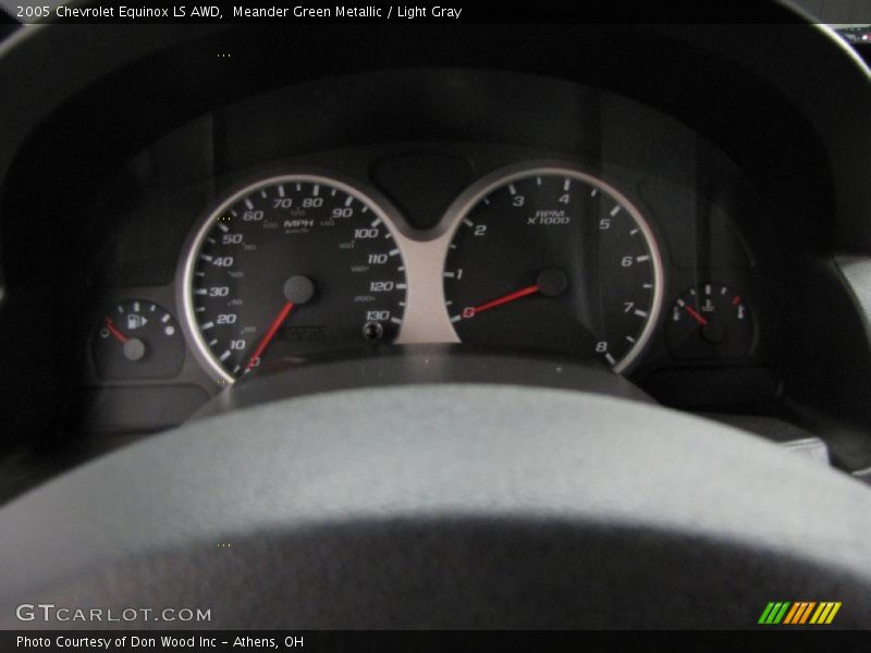 Meander Green Metallic / Light Gray 2005 Chevrolet Equinox LS AWD