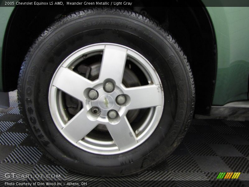 Meander Green Metallic / Light Gray 2005 Chevrolet Equinox LS AWD