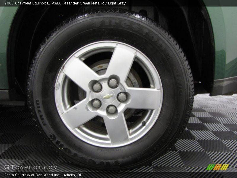 Meander Green Metallic / Light Gray 2005 Chevrolet Equinox LS AWD