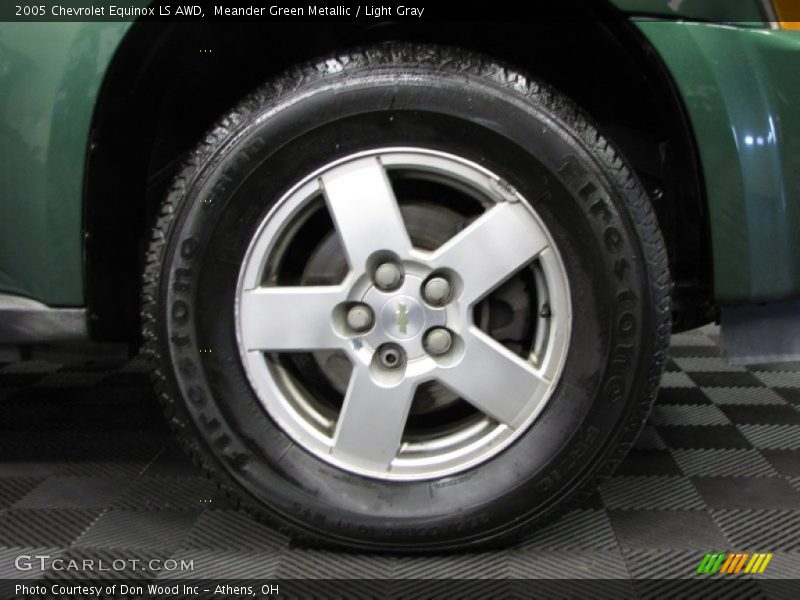 Meander Green Metallic / Light Gray 2005 Chevrolet Equinox LS AWD