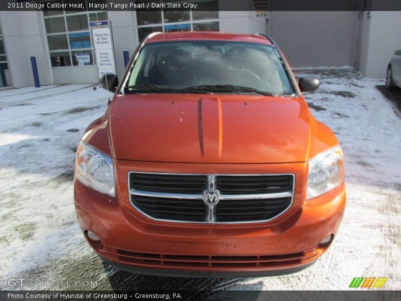 Mango Tango Pearl / Dark Slate Gray 2011 Dodge Caliber Heat