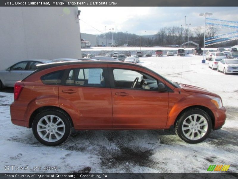 Mango Tango Pearl / Dark Slate Gray 2011 Dodge Caliber Heat