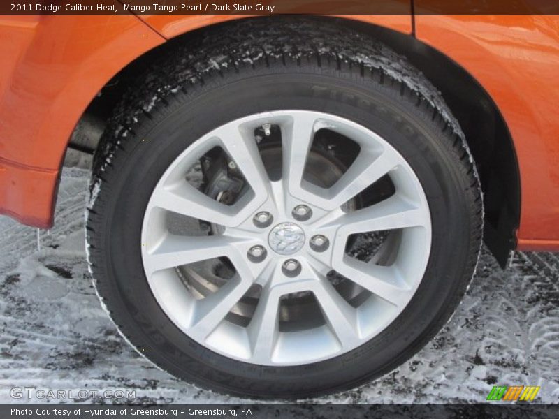 Mango Tango Pearl / Dark Slate Gray 2011 Dodge Caliber Heat