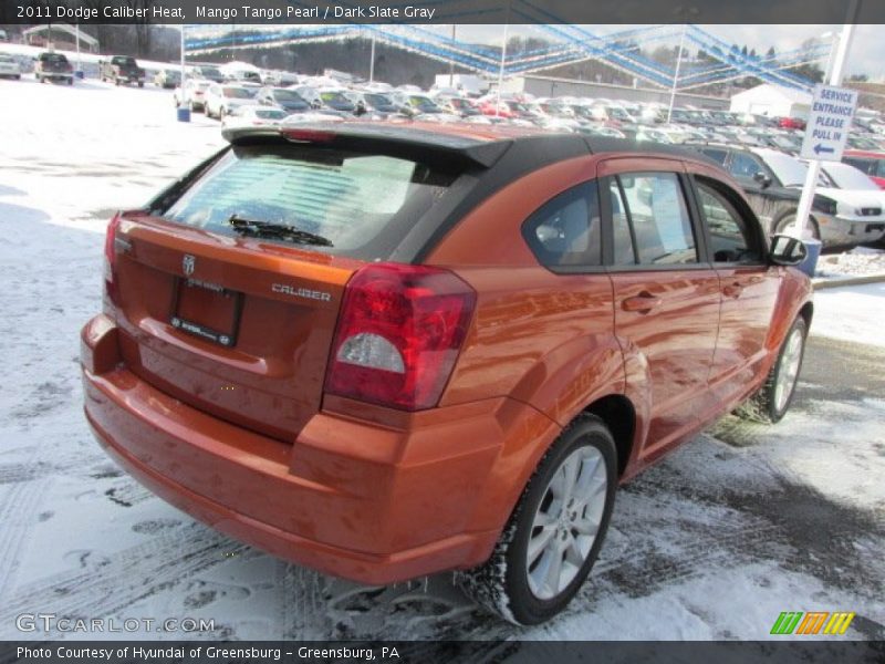 Mango Tango Pearl / Dark Slate Gray 2011 Dodge Caliber Heat