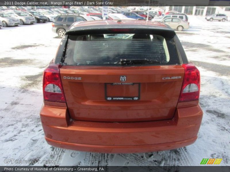 Mango Tango Pearl / Dark Slate Gray 2011 Dodge Caliber Heat
