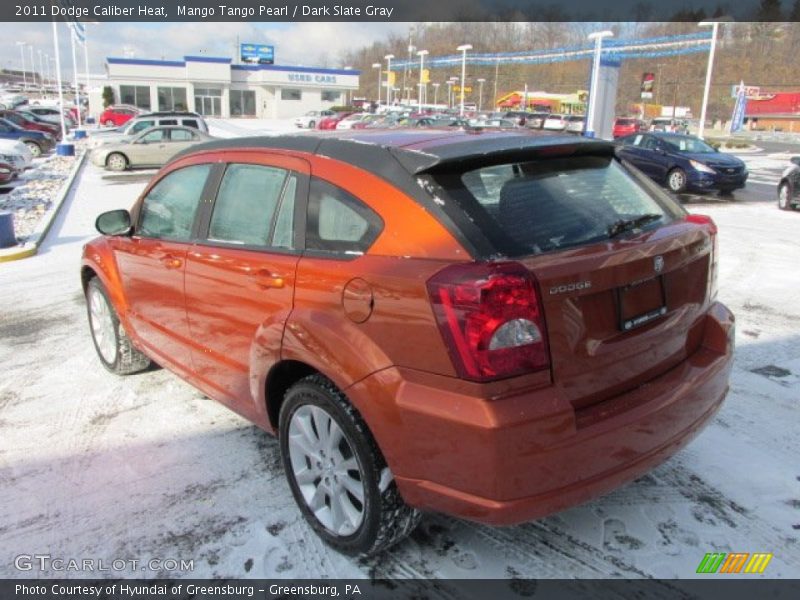 Mango Tango Pearl / Dark Slate Gray 2011 Dodge Caliber Heat