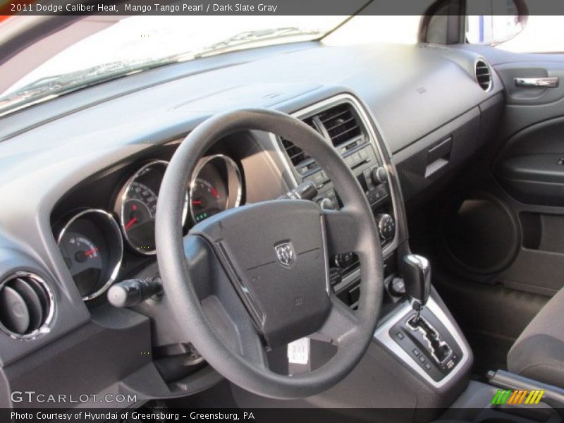Mango Tango Pearl / Dark Slate Gray 2011 Dodge Caliber Heat