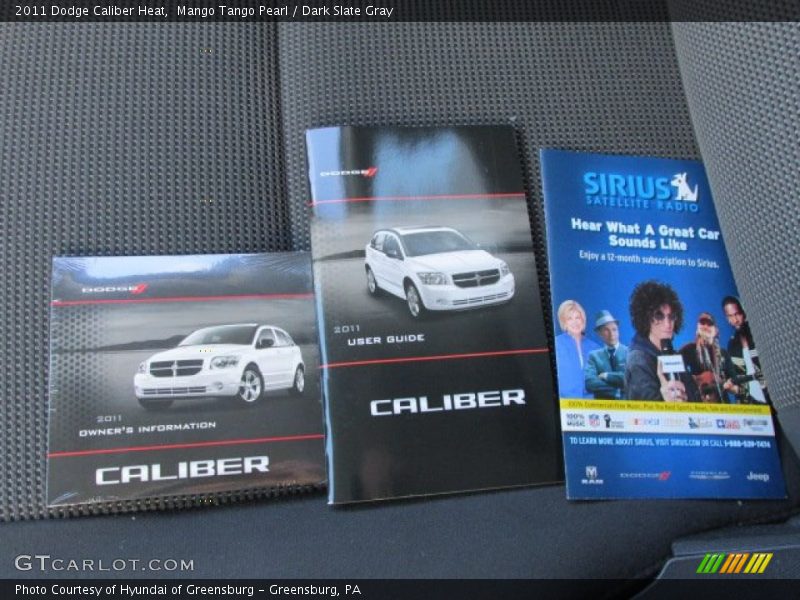 Mango Tango Pearl / Dark Slate Gray 2011 Dodge Caliber Heat