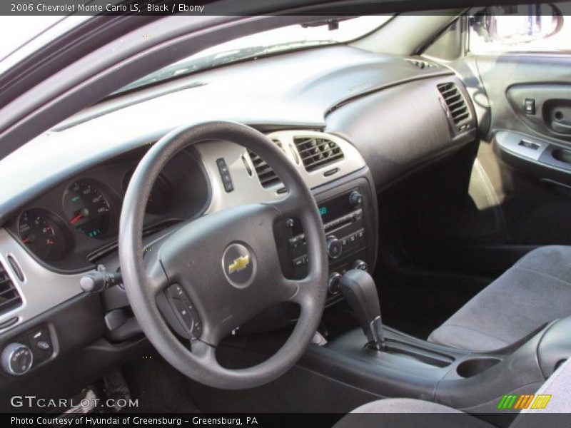 Ebony Interior - 2006 Monte Carlo LS 