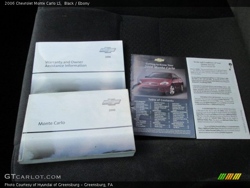 Books/Manuals of 2006 Monte Carlo LS