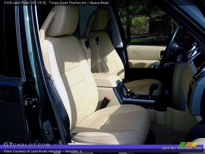 Tonga Green Pearlescent / Alpaca Beige 2008 Land Rover LR3 V8 SE
